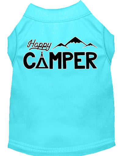 Camisa para perros y gatos serigrafiada, "Happy Camper"