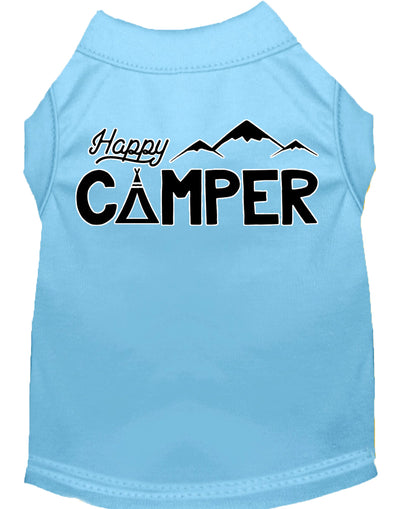 Camisa para perros y gatos serigrafiada, "Happy Camper"