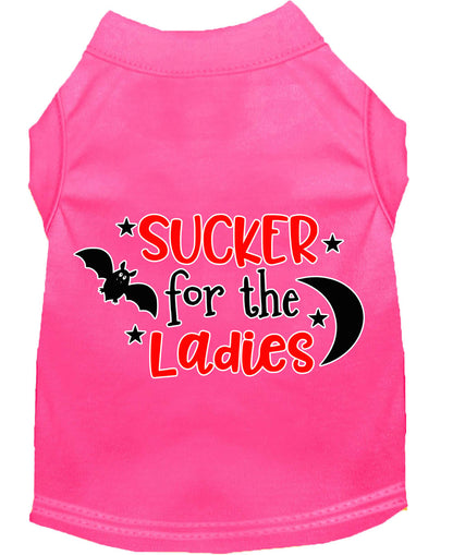 Camisa para perros y gatos con serigrafía, "Sucker For The Ladies"