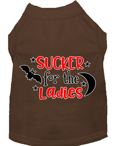 Camisa para perros y gatos con serigrafía, "Sucker For The Ladies"