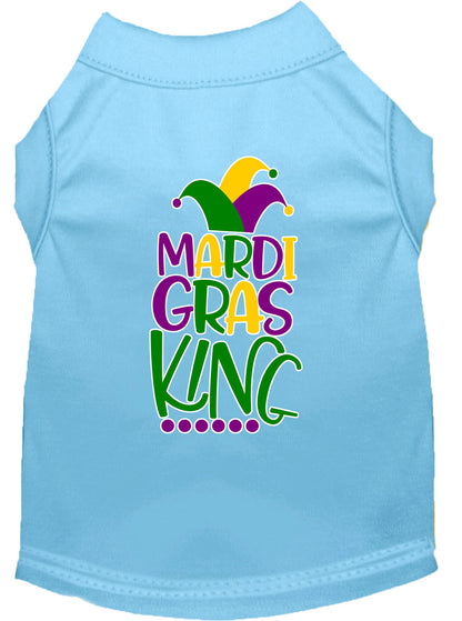 Camisa para perros y gatos con serigrafía, "Mardi Gras King"