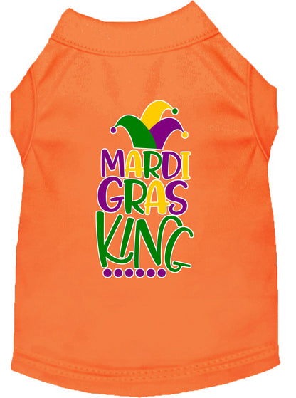 Camisa para perros y gatos con serigrafía, "Mardi Gras King"