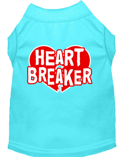 Camisa para perros y gatos con serigrafía, "Heart Breaker"