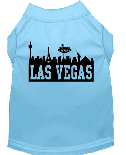 Camisa para perros y gatos con serigrafía, "Las Vegas Skyline"