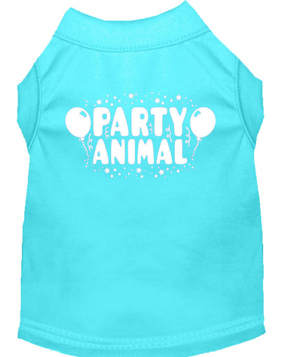 Camisa para perros y gatos con serigrafía, "Party Animal"