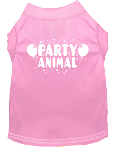 Camisa para perros y gatos con serigrafía, "Party Animal"