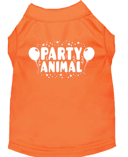 Camisa para perros y gatos con serigrafía, "Party Animal"