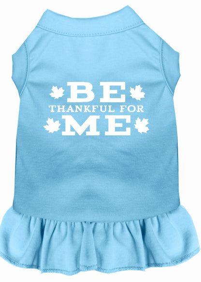 Vestido para perros y gatos serigrafiado, "Be Thankful For Me"