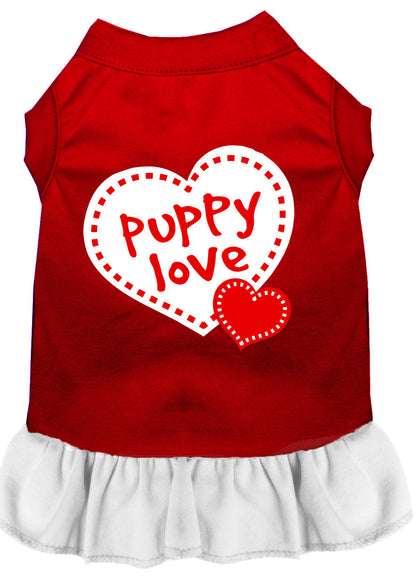 Vestido para perros y gatos serigrafiado, "Puppy Love"