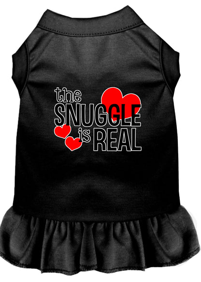 Vestido para perros, vestido para perros y gatos serigrafiado, "The Snuggle Is Real"