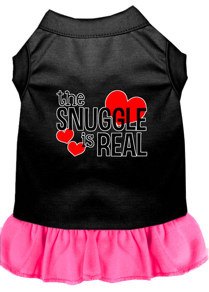 Vestido para perros, vestido para perros y gatos serigrafiado, "The Snuggle Is Real"