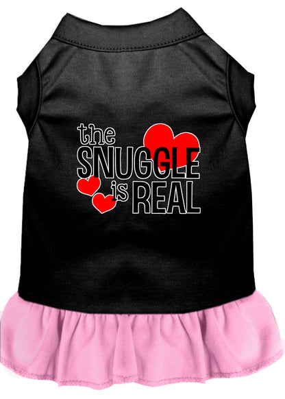 Vestido para perros, vestido para perros y gatos serigrafiado, "The Snuggle Is Real"