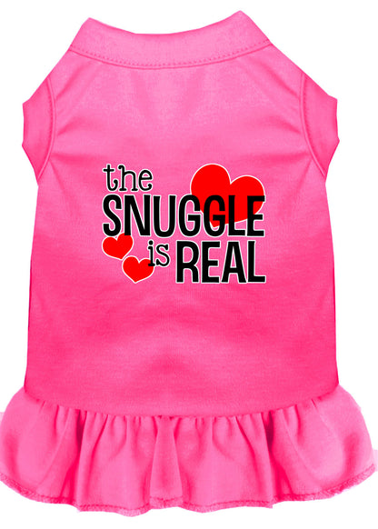 Vestido para perros, vestido para perros y gatos serigrafiado, "The Snuggle Is Real"