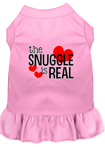 Vestido para perros, vestido para perros y gatos serigrafiado, "The Snuggle Is Real"