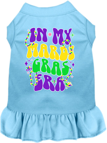 Pet Dog & Cat Screen Printed Dress "In My Mardi Gras Era"