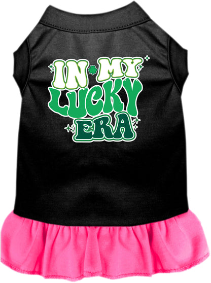 Pet Dog & Cat Screen Printed Dress "In My Lucky Era"