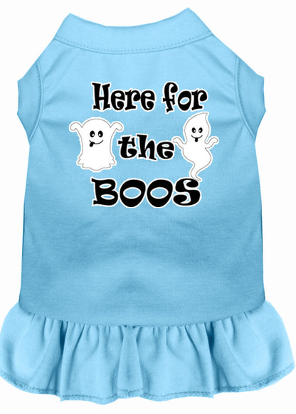 Vestido para perros y gatos serigrafiado, "Here For The Boos"