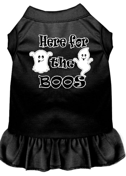 Vestido para perros y gatos serigrafiado, "Here For The Boos"