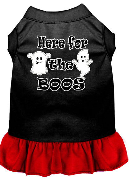 Vestido para perros y gatos serigrafiado, "Here For The Boos"