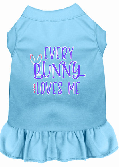 Vestido para perros y gatos serigrafiado, "Every Bunny Loves Me"