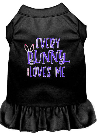 Vestido para perros y gatos serigrafiado, "Every Bunny Loves Me"