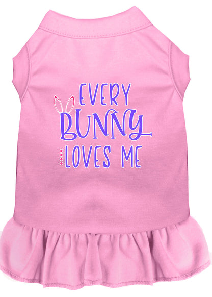 Vestido para perros y gatos serigrafiado, "Every Bunny Loves Me"