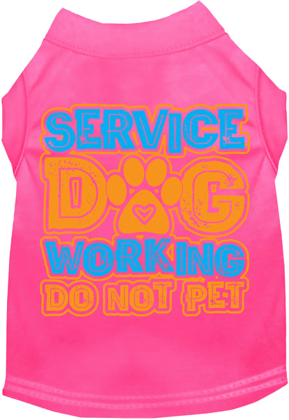 Dog Shirt for Pets "Service Dog"