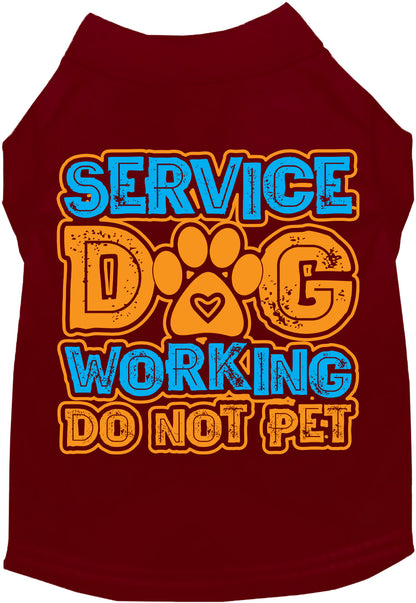 Dog Shirt for Pets "Service Dog"