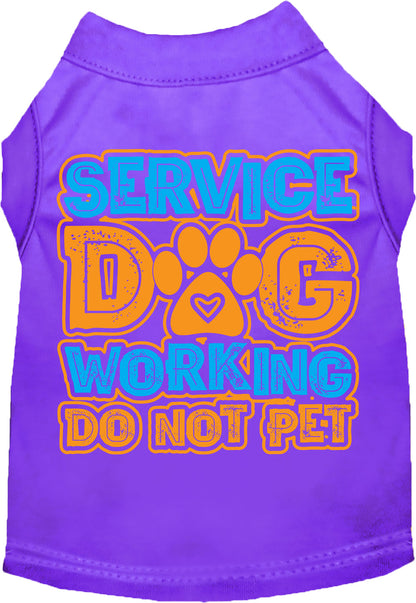 Dog Shirt for Pets "Service Dog"