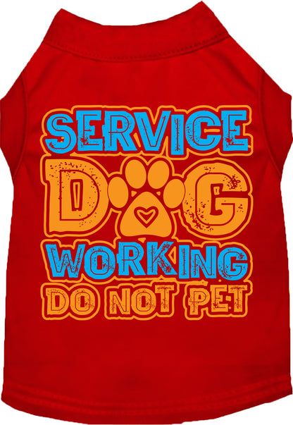 Dog Shirt for Pets "Service Dog"