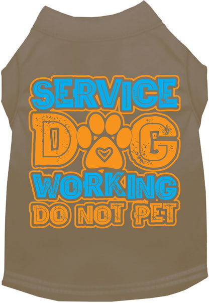 Dog Shirt for Pets "Service Dog"