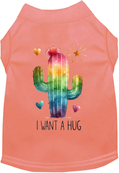 Dog Shirt for Pets "Cactus Want a Hug"