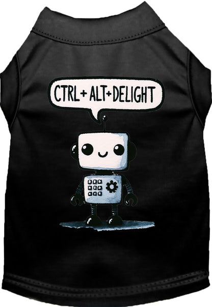 Dog Shirt for Pets "Ctrl+Alt+Delight"