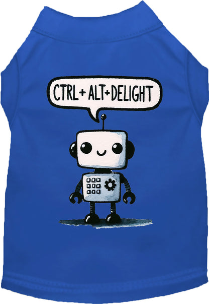 Dog Shirt for Pets "Ctrl+Alt+Delight"