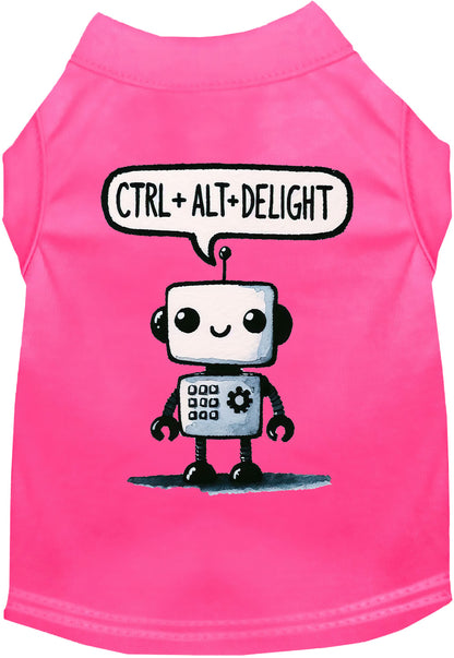 Dog Shirt for Pets "Ctrl+Alt+Delight"