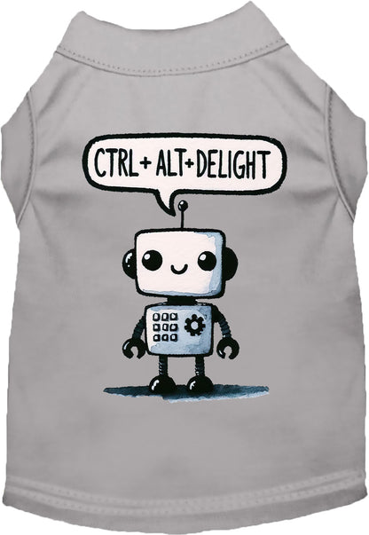 Dog Shirt for Pets "Ctrl+Alt+Delight"