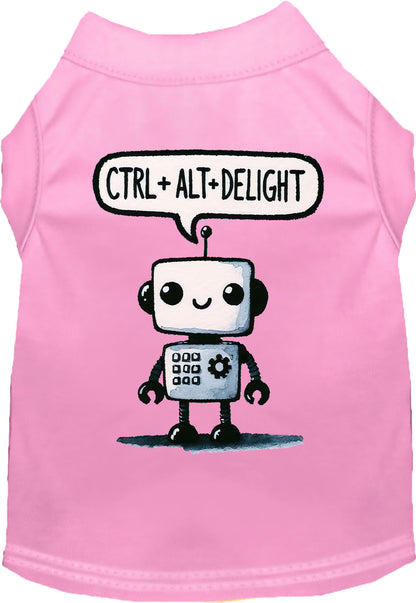 Dog Shirt for Pets "Ctrl+Alt+Delight"