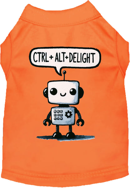 Dog Shirt for Pets "Ctrl+Alt+Delight"