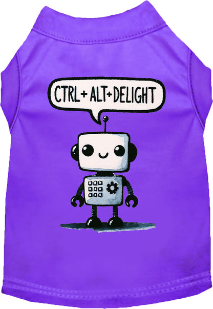 Dog Shirt for Pets "Ctrl+Alt+Delight"