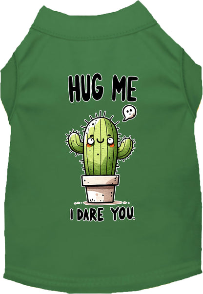 Dog Shirt for Pets "Hug Me, Dare You"