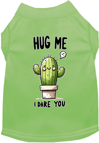 Dog Shirt for Pets "Hug Me, Dare You"