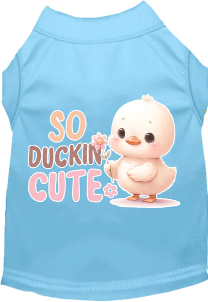 Dog Shirt for Pets "So Duckin Cute"