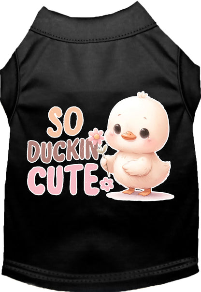 Dog Shirt for Pets "So Duckin Cute"