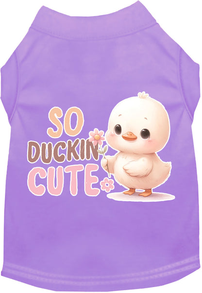 Dog Shirt for Pets "So Duckin Cute"