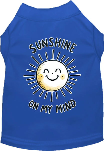 Adorable Cat or Dog Shirt for Pets "Sunshine on My Mind"