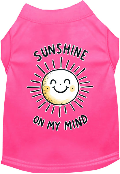 Adorable Cat or Dog Shirt for Pets "Sunshine on My Mind"