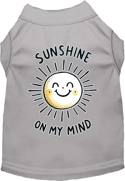 Adorable Cat or Dog Shirt for Pets "Sunshine on My Mind"