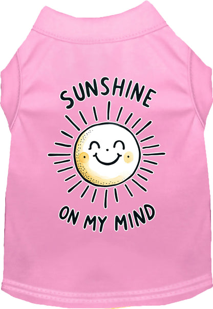 Adorable Cat or Dog Shirt for Pets "Sunshine on My Mind"