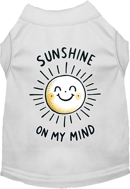 Adorable Cat or Dog Shirt for Pets "Sunshine on My Mind"