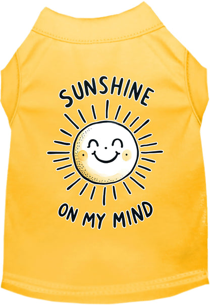 Adorable Cat or Dog Shirt for Pets "Sunshine on My Mind"